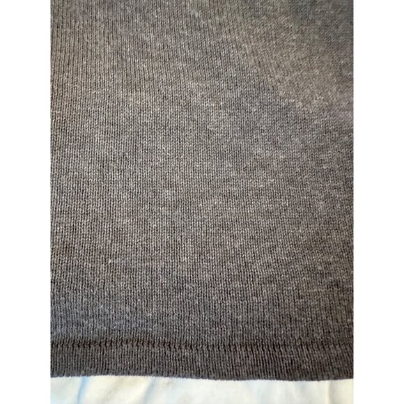 J Jill Patchwork Wool Blend Cardigan Sweater Chunky Mixed Knit Heather Pewter M - Picture 14 of 16